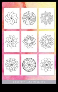 Zen-ul Mandalelor Papercraft: Creații meditative cu hârtie