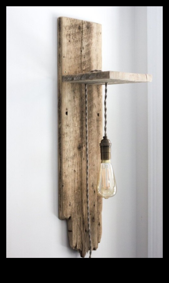 Aplice din lemn DIY: creați corpuri de iluminat cu farmec natural