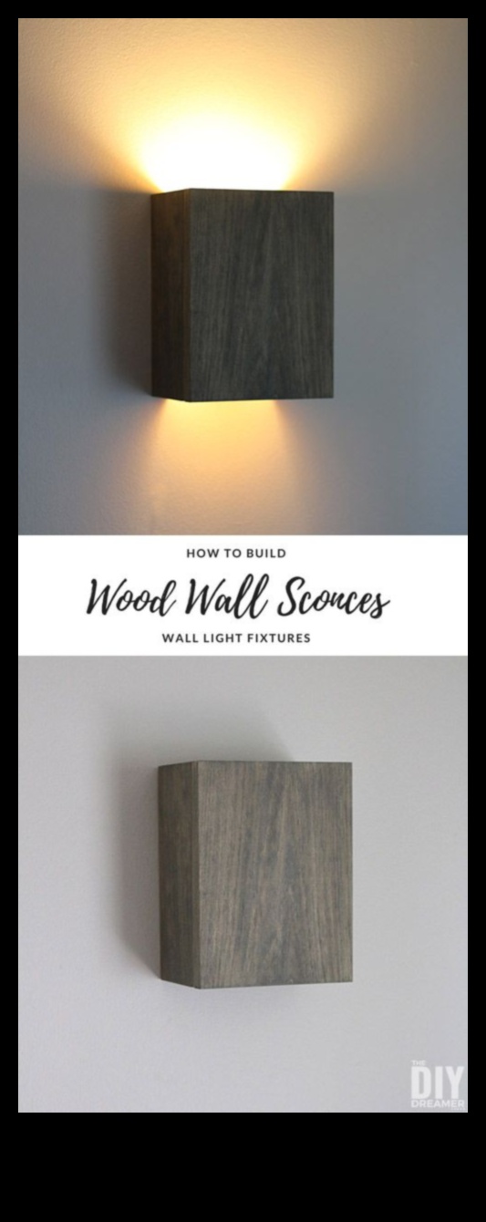 Aplice din lemn DIY: creați corpuri de iluminat cu farmec natural