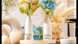 Rama floral cu flori cine sări, cine va a provoca placere creșei tale 6 Bouncing Blossoms: decor floral pentru o pepinieră jucăușă